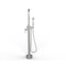 Castello Usa Neptune Freestanding Brushed Nickel Gooseneck Tub Filler Faucet with Float Handle CB-F04-BN-J0805 - alternate 8
